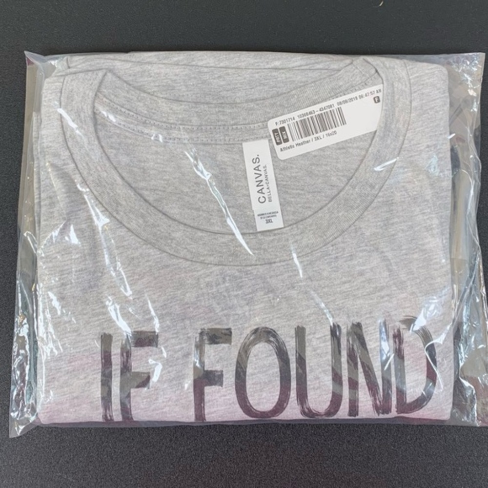Canvas-Bella Canvas NWT heather gray short sleeve tee shirt.